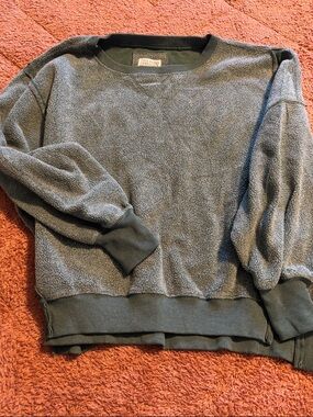 aerie Heather Plush Crewneck Sweatshirt